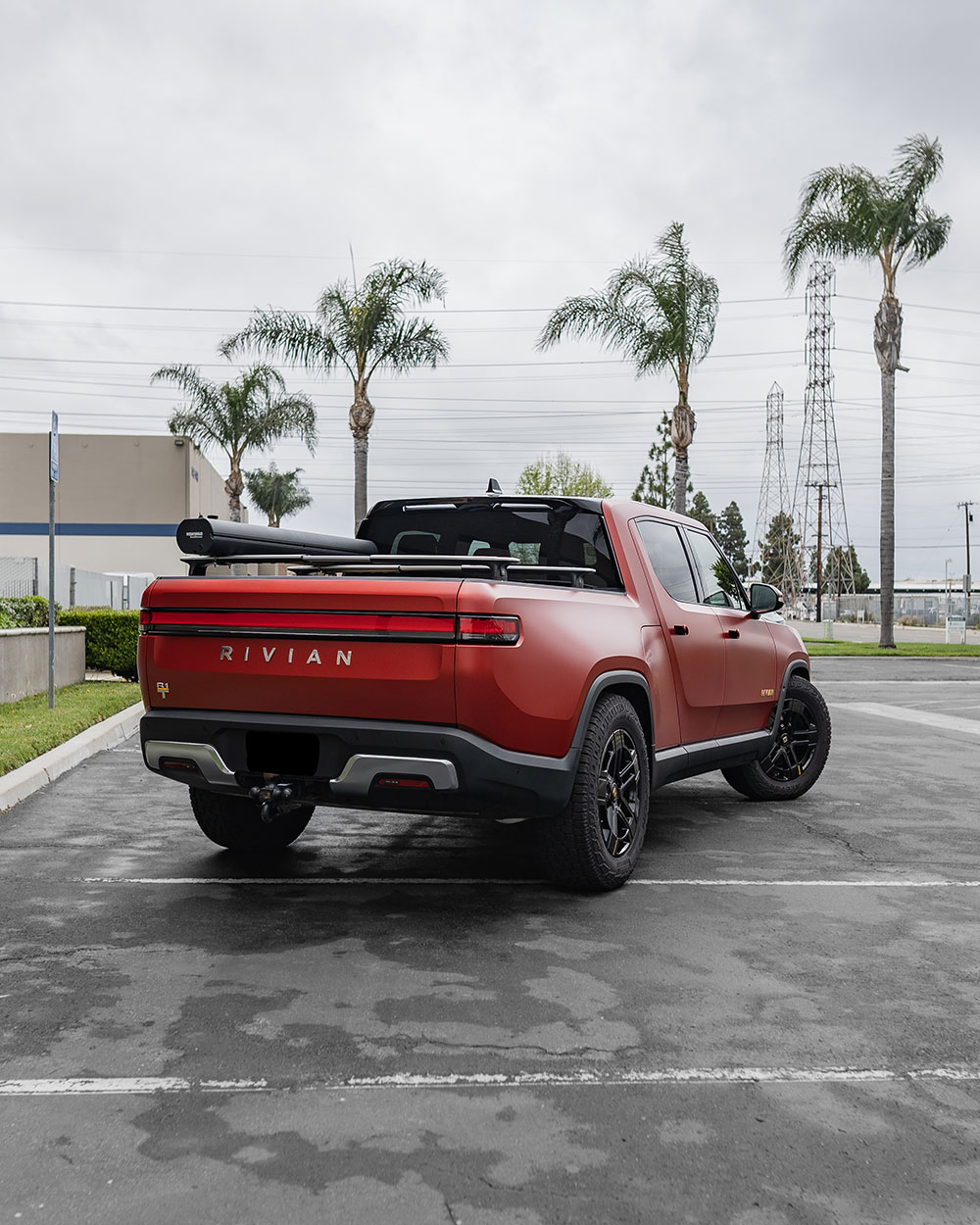 Red Canyon Rivian R1T Matte w Stek Dynomatte PPF Paint Protection Film Orange County, CA -SFW11