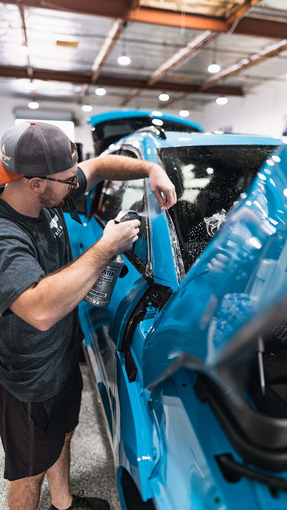 Miami Blue Porsche Macan GTS Full Body Custom PPF Install Orange County CA -SFW-3