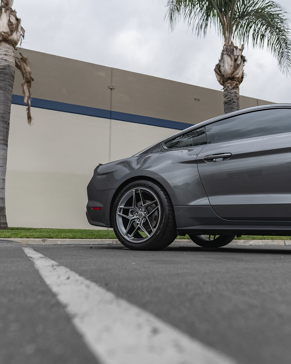 Grey Ford Mustang GT Paint Protection FIlm orange county ca sfw6