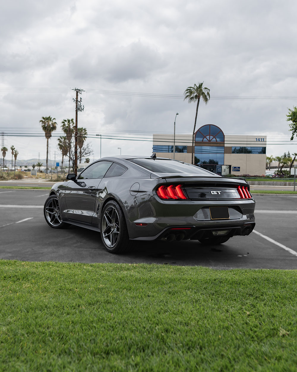 Grey Ford Mustang GT Paint Protection FIlm orange county ca sfw9