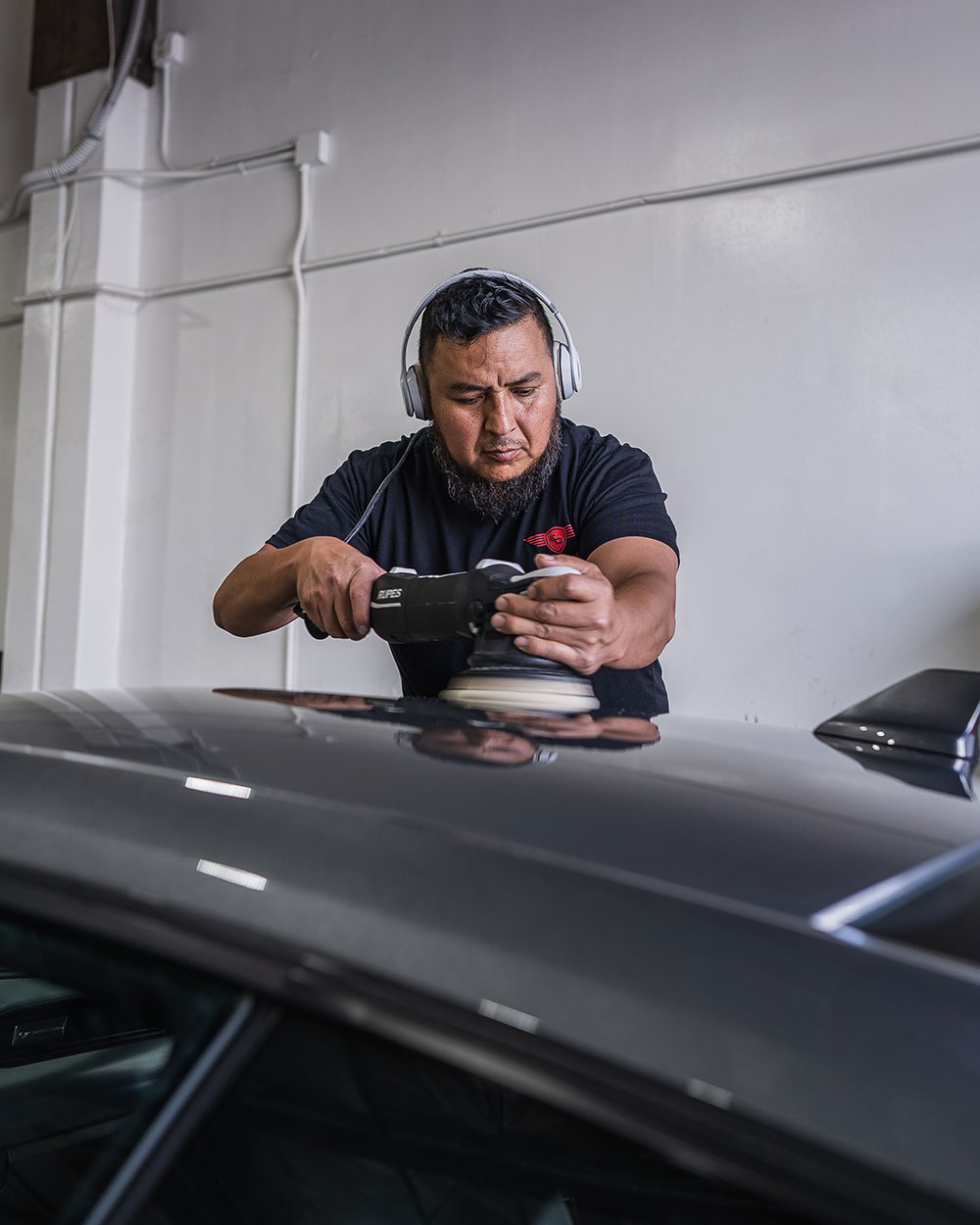 Grey Ford Mustang GT Paint Protection FIlm orange county ca sfw2