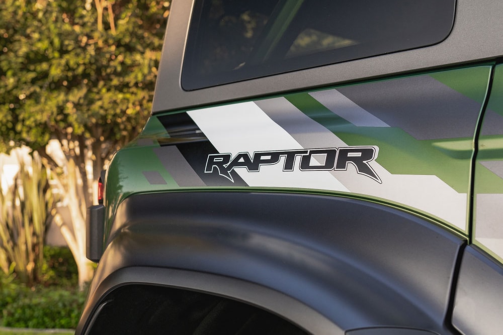 Green Ford Bronco Raptor Full Body Paint Protection Film in SoCal sfw2