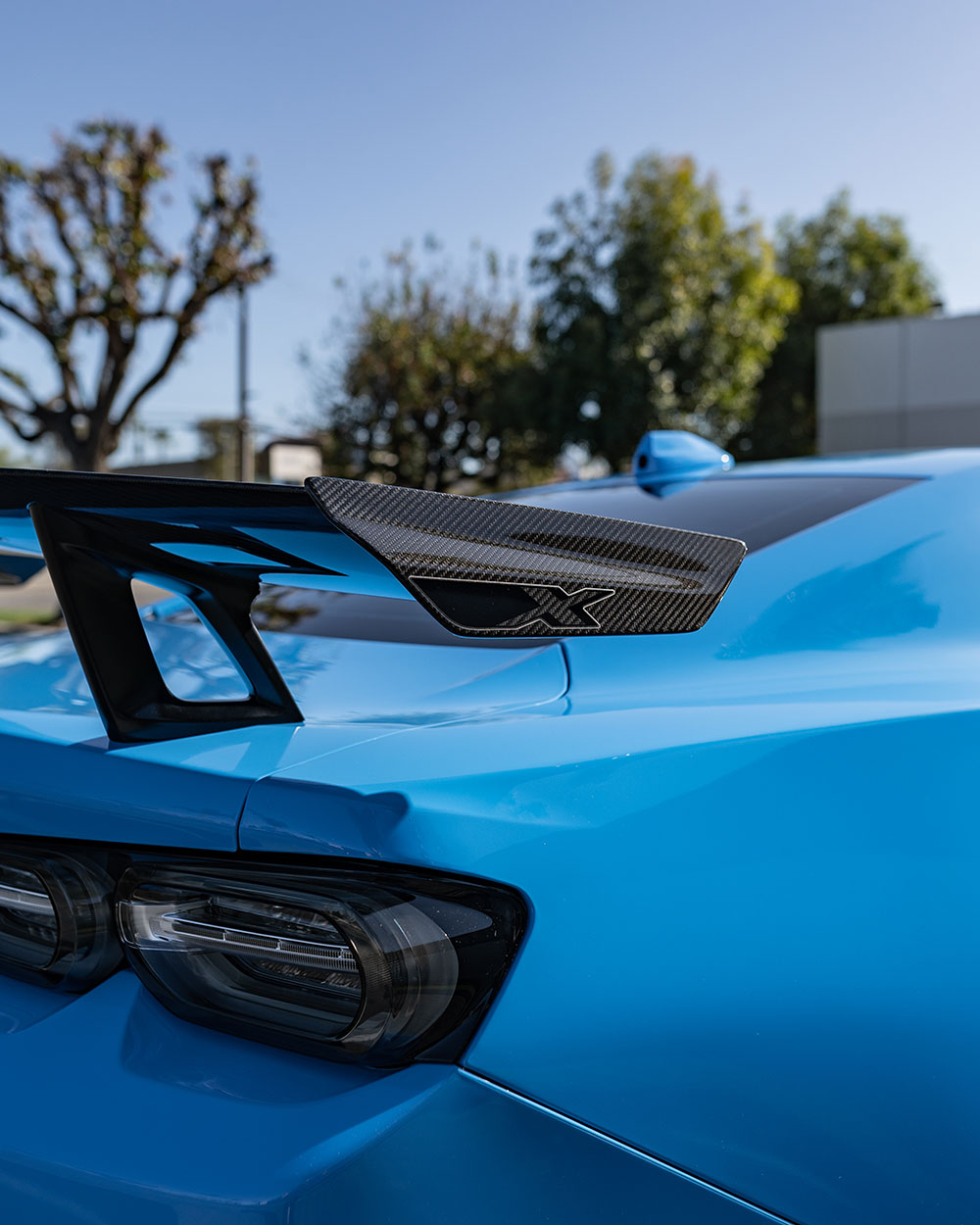 Blue Camaro ZL1 full body paint protection film socal sfw2