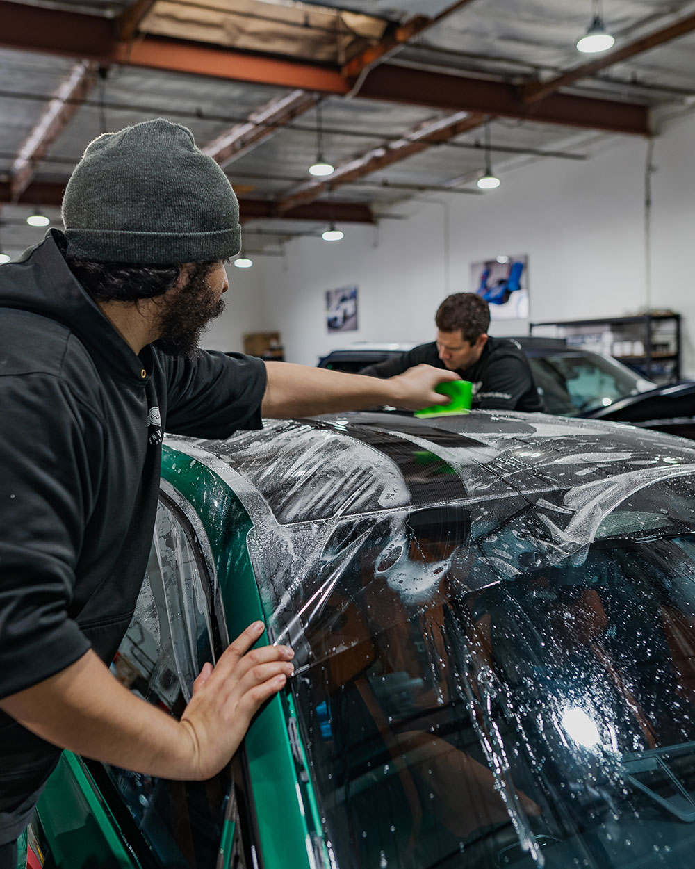 isle of man green bmw m3 matte stek dynomatt ppf install orange county ca sfw4