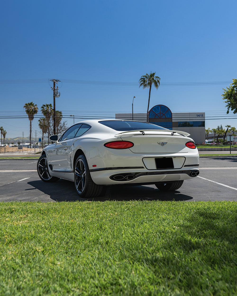 white bentley continental gt full body ppf install orange county ca sfw9