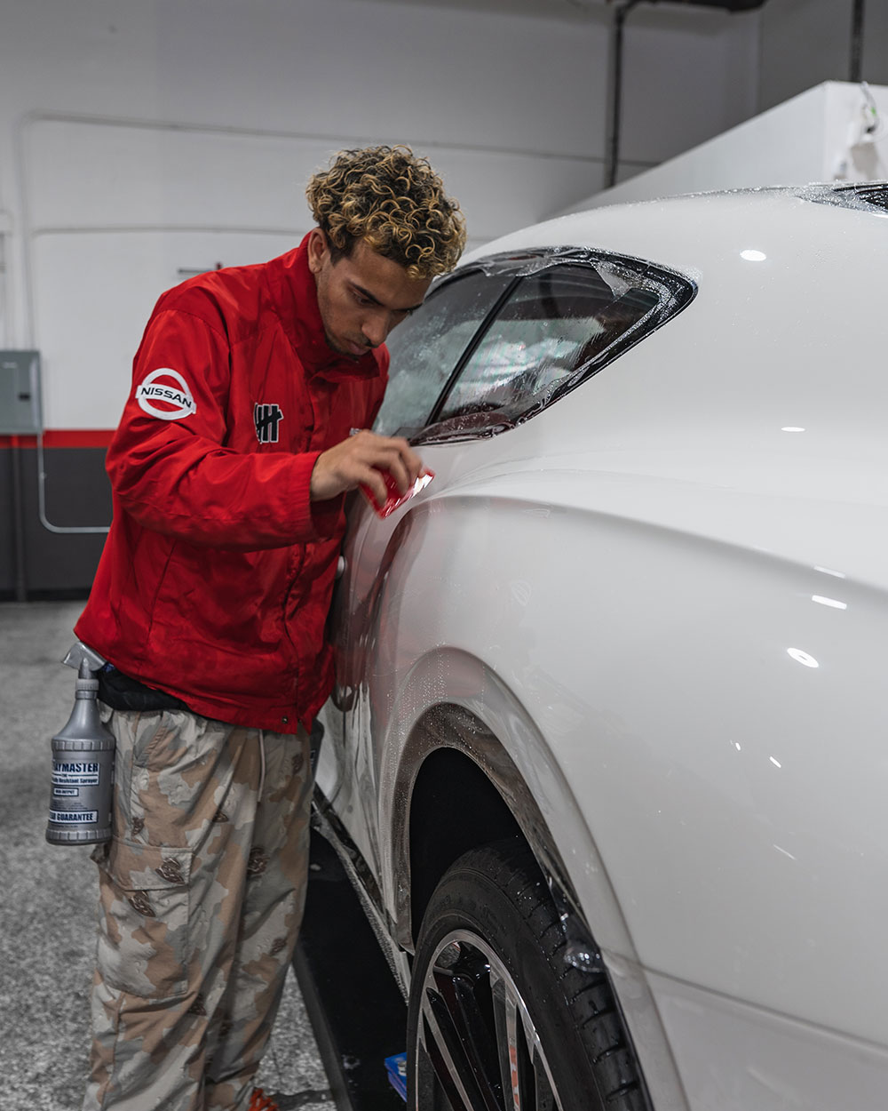 white bentley continental gt full body ppf install orange county ca sfw5