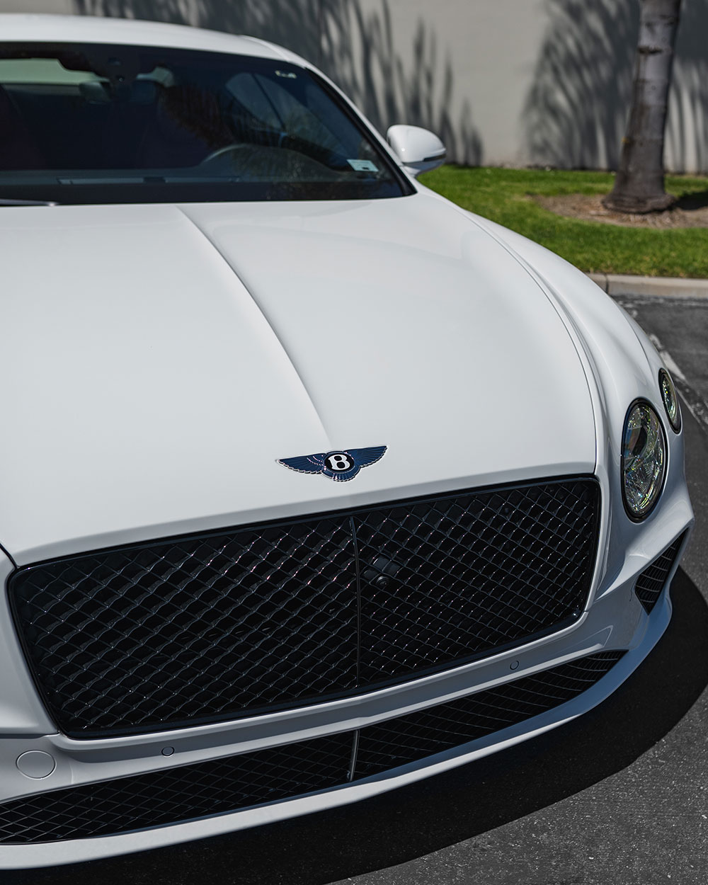 white bentley continental gt full body ppf install orange county ca sfw7