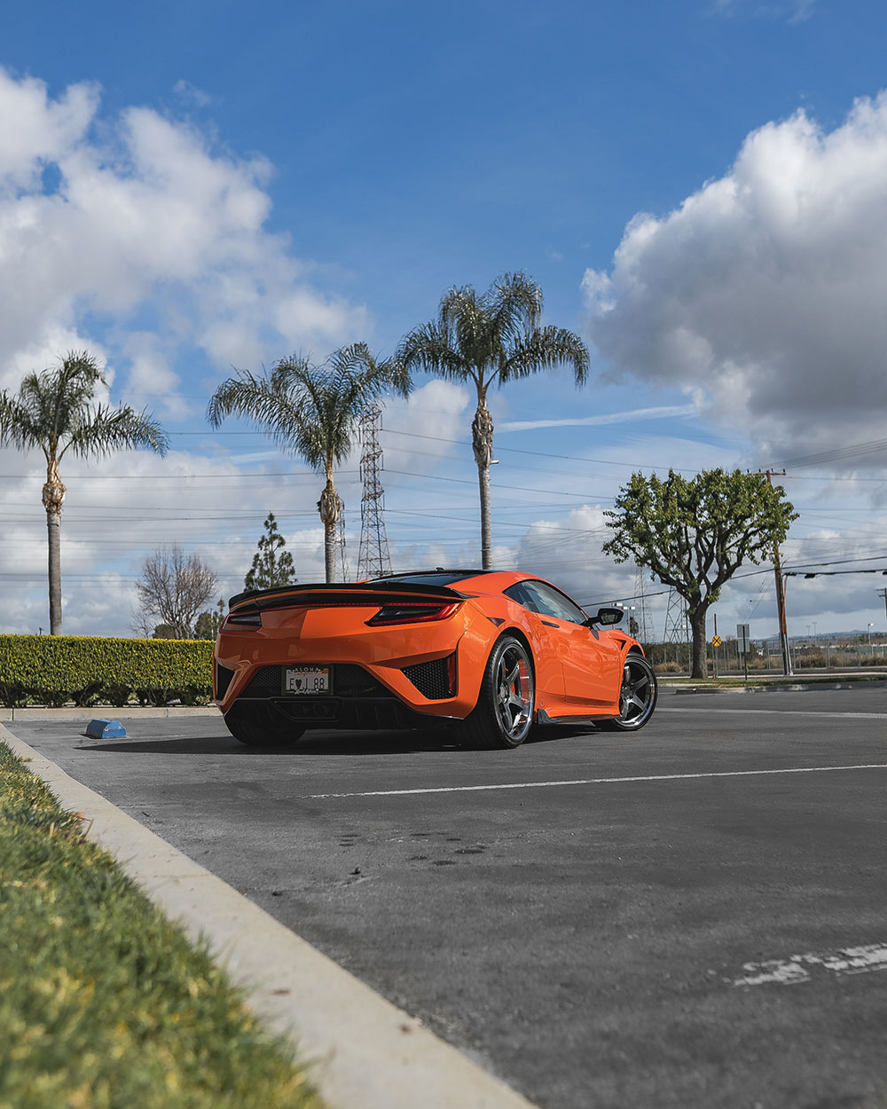 orange acura nsx carbon fiber parts install and full front ppf install orange county ca sfw5