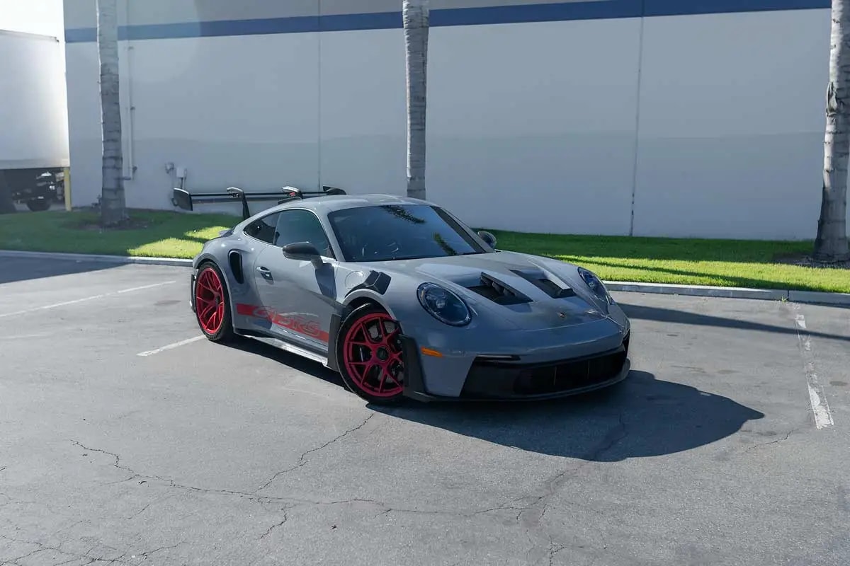 2024 Porsche 992 GT3 RS after Full Body Paint Protection Film Installation